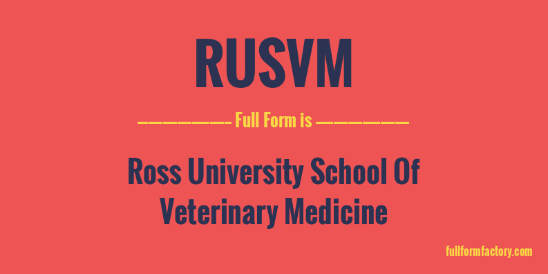 rusvm-full-form