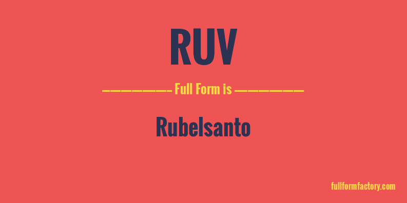 ruv-full-form