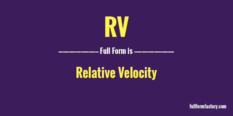 rv-full-form