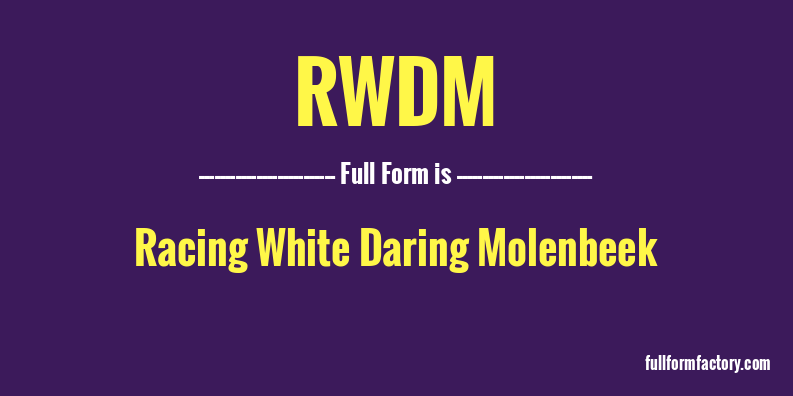 rwdm-full-form