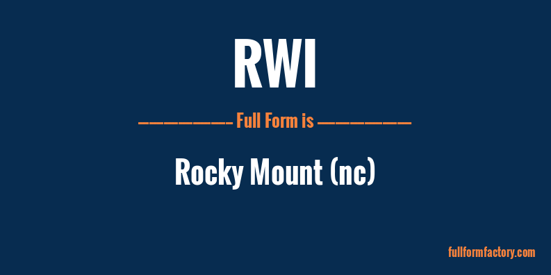 rwi-full-form