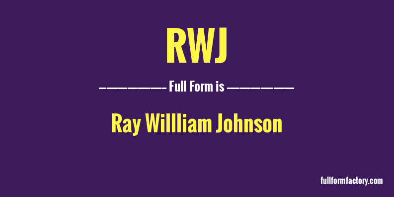rwj-full-form