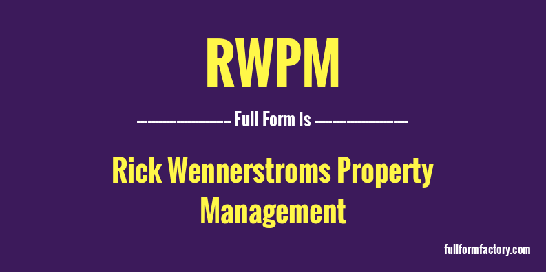 rwpm-full-form