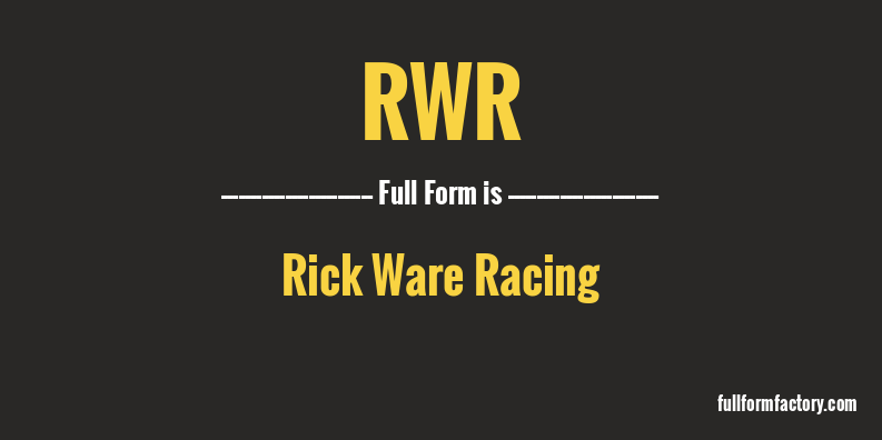 rwr-full-form