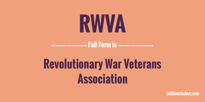 rwva-full-form