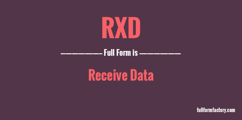 rxd-full-form