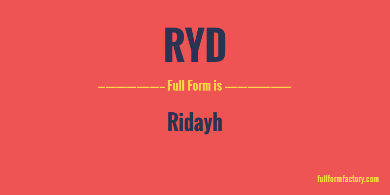 ryd-full-form