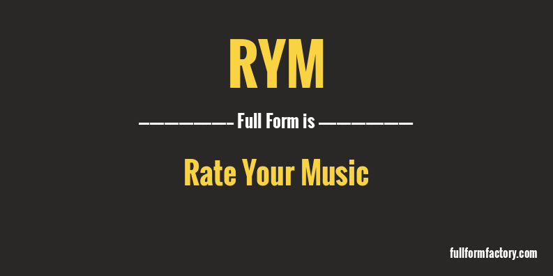 rym-full-form