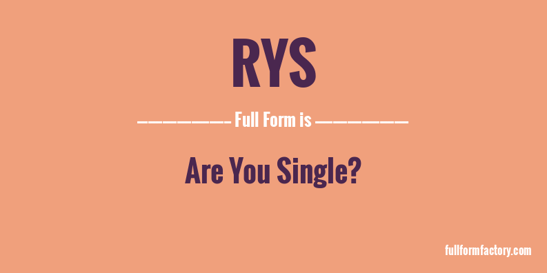 rys-full-form