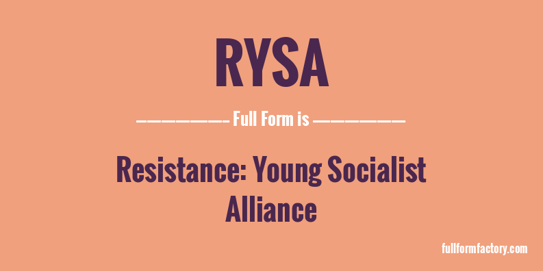 rysa-full-form