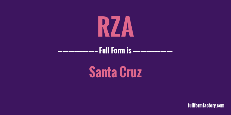 rza-full-form