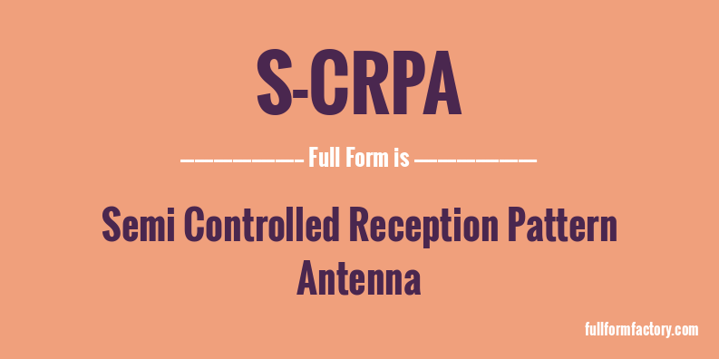s-crpa-full-form