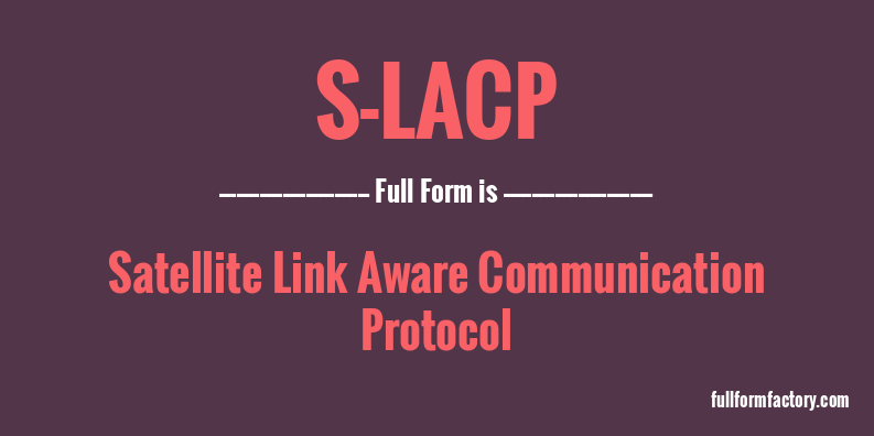 s-lacp-full-form