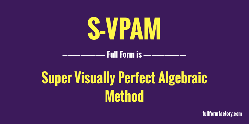 s-vpam-full-form
