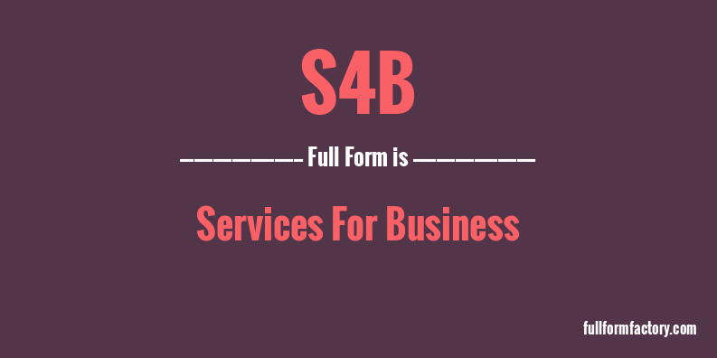 s4b-full-form