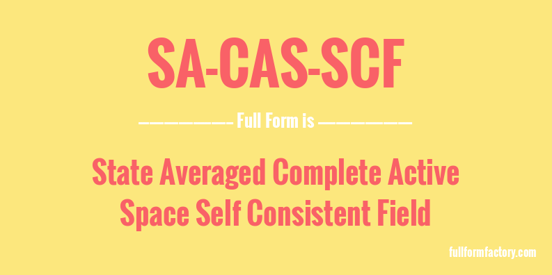 sa-cas-scf-full-form