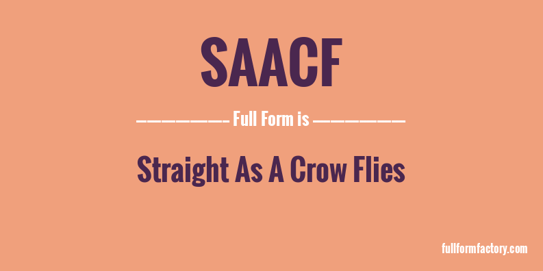 saacf-full-form