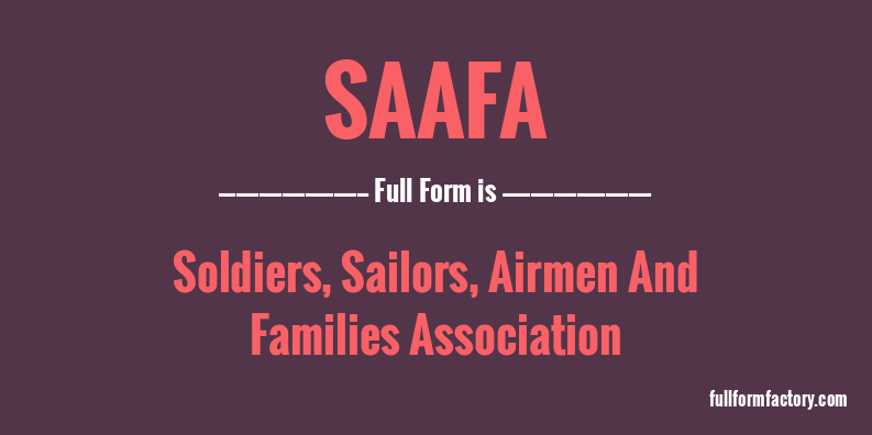 saafa-full-form