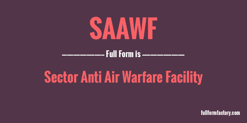 saawf-full-form