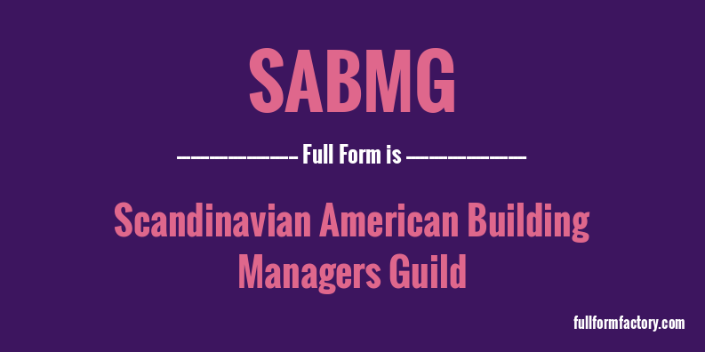 sabmg-full-form