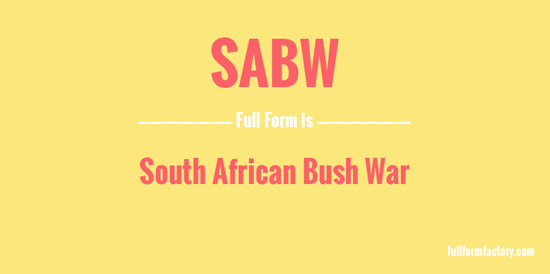 sabw-full-form