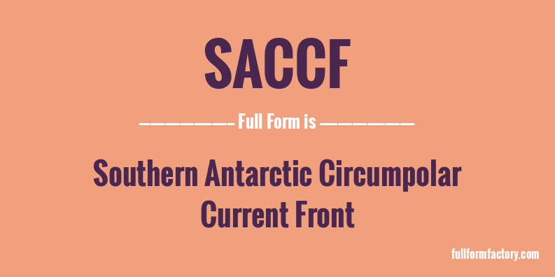 saccf-full-form