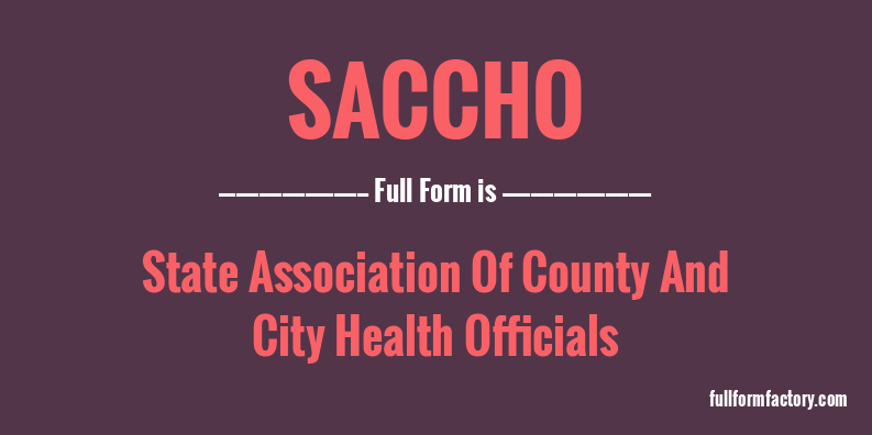 saccho-full-form