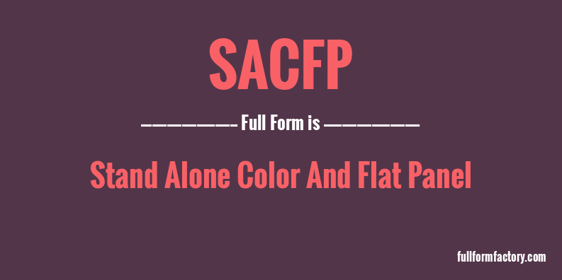 sacfp-full-form