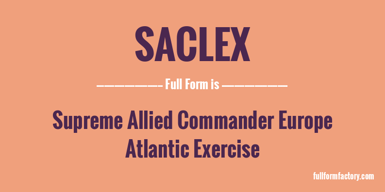 saclex-full-form
