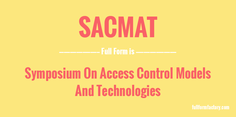 sacmat-full-form