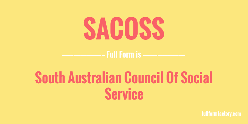 sacoss-full-form
