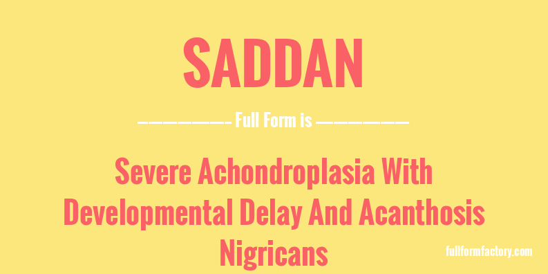 saddan-full-form