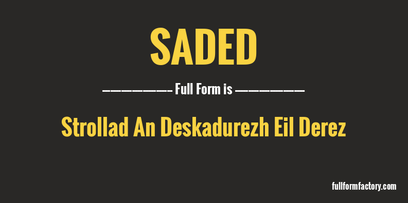 saded-full-form