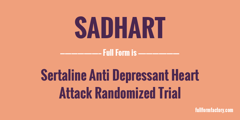 sadhart-full-form