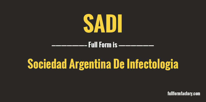 sadi-full-form