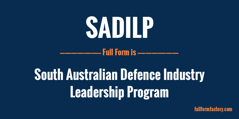 sadilp-full-form