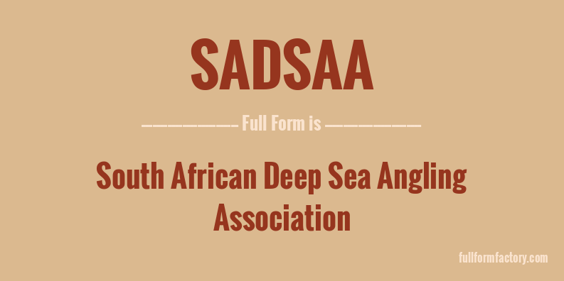 sadsaa-full-form