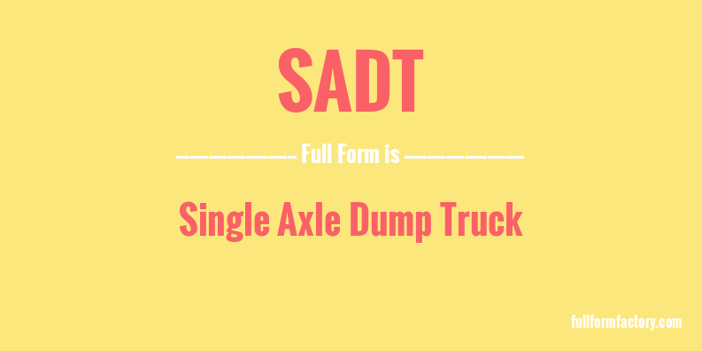 sadt-full-form