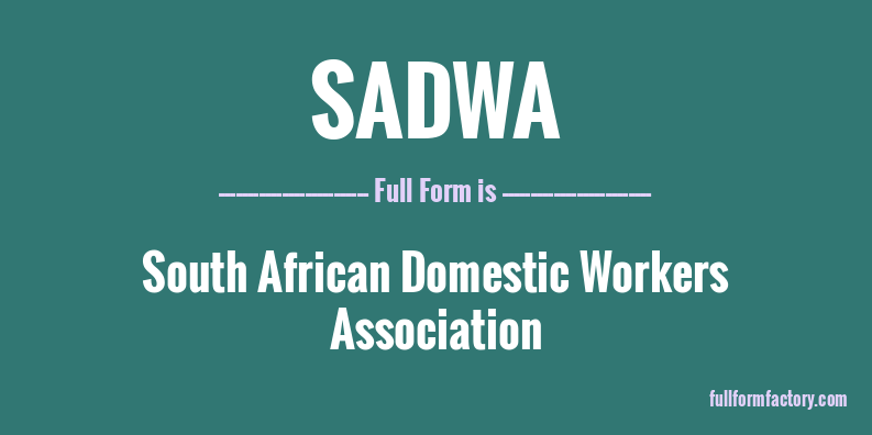 sadwa-full-form