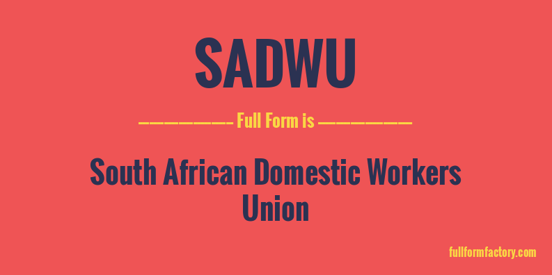 sadwu-full-form