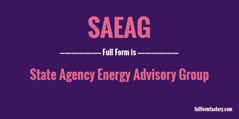 saeag-full-form