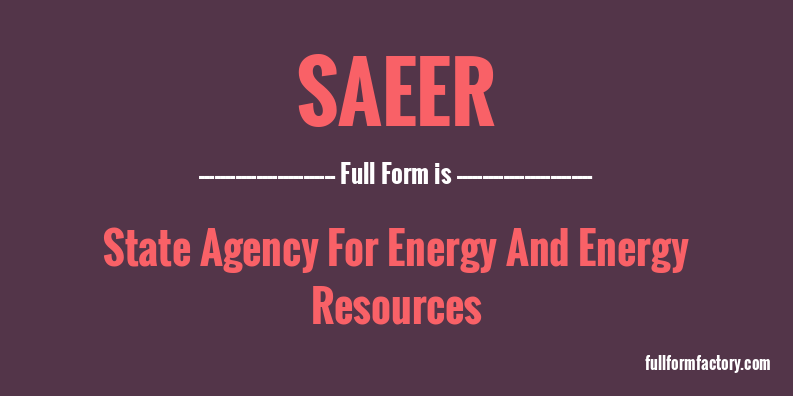 saeer-full-form