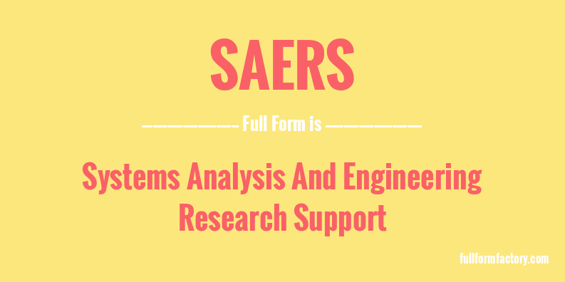 saers-full-form