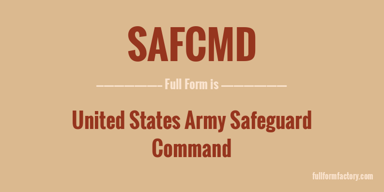 safcmd-full-form
