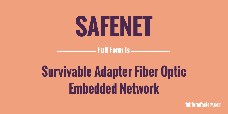 safenet-full-form