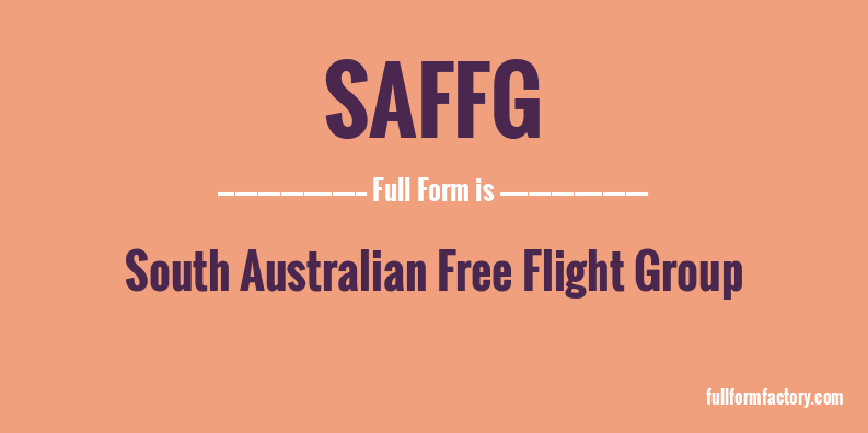 saffg-full-form