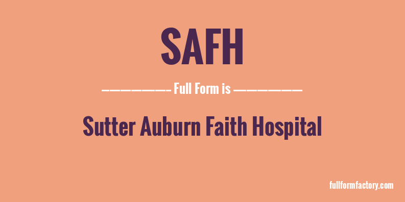safh-full-form
