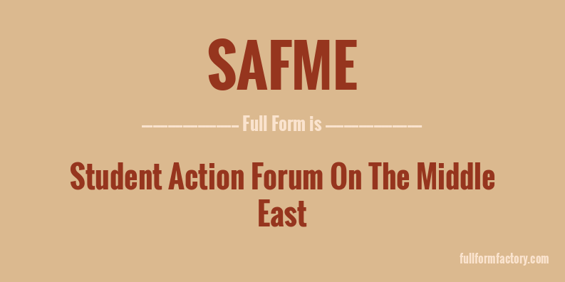 safme-full-form