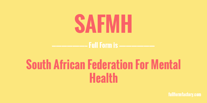 safmh-full-form
