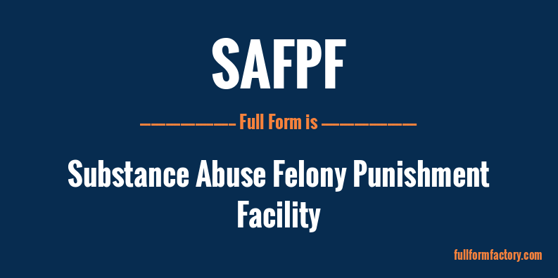 safpf-full-form